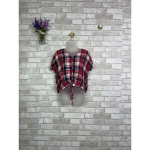 Universal Thread Co Plaid Blouse
